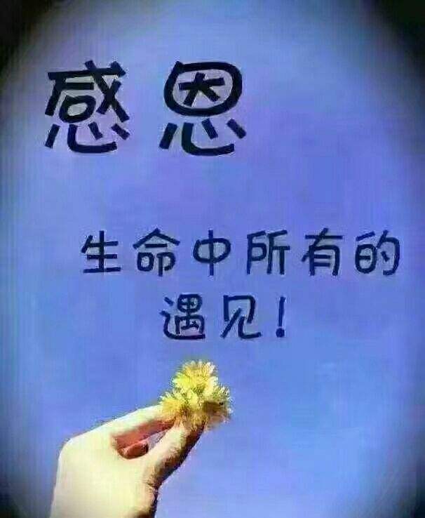 千千万万人，感恩我们的相遇